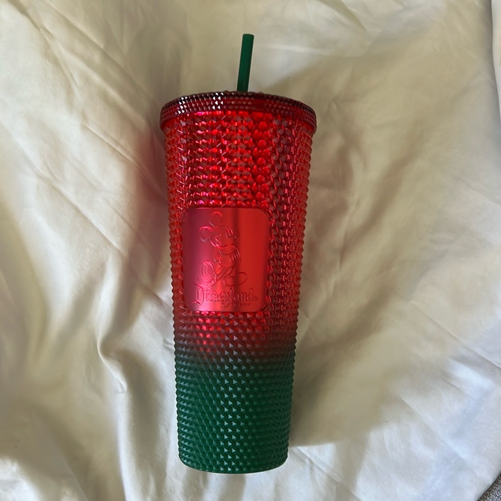 Brand new! Red and Green Disneyland Resort Starbucks Tumbler